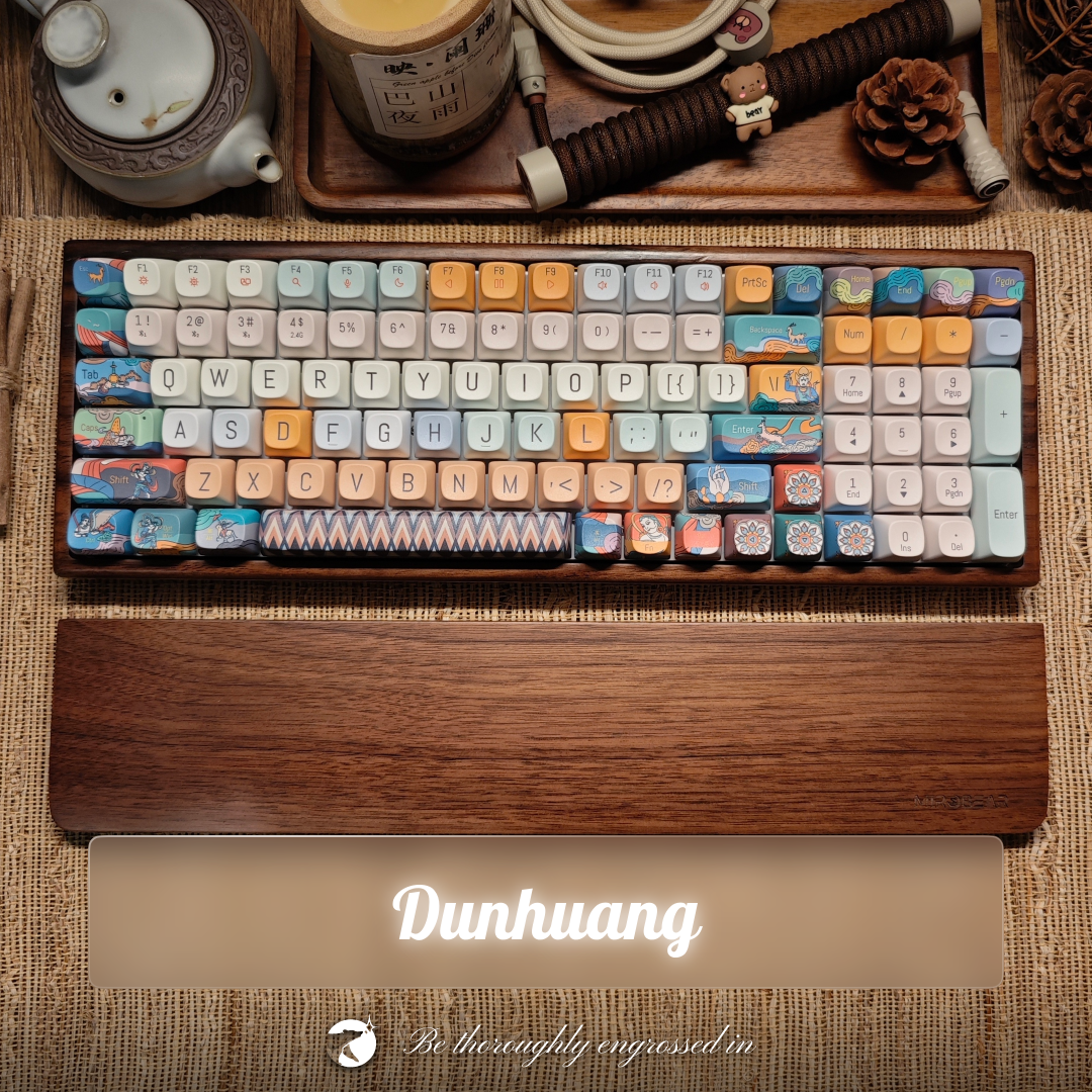 MR100 keyboard｜walnut wood