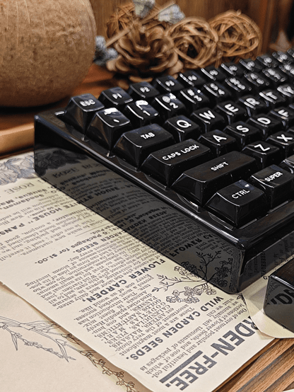 【紫光檀烤漆陶瓷键帽】MR100三模RGB机械键盘复古礼物礼品赠礼