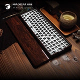 【黑檀钢琴烤漆套件】MR100三模RGB机械键盘礼品礼物客制化复古