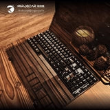 114键小全套纯黑温润陶瓷磨砂侧刻亮面正刻侧刻纯白无刻原厂键帽